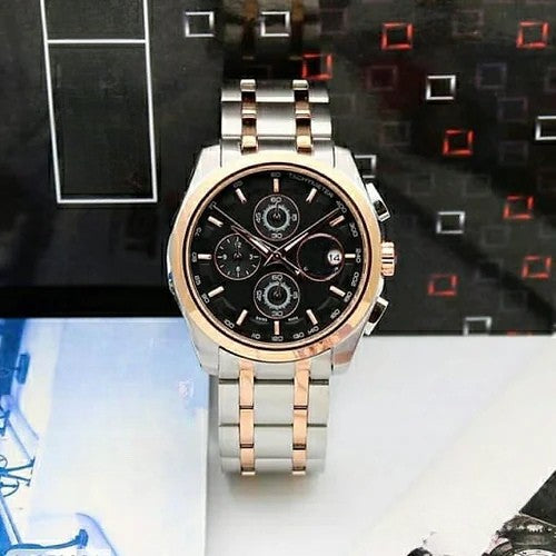 Black Dial Analog Chronograph Men's Watch
