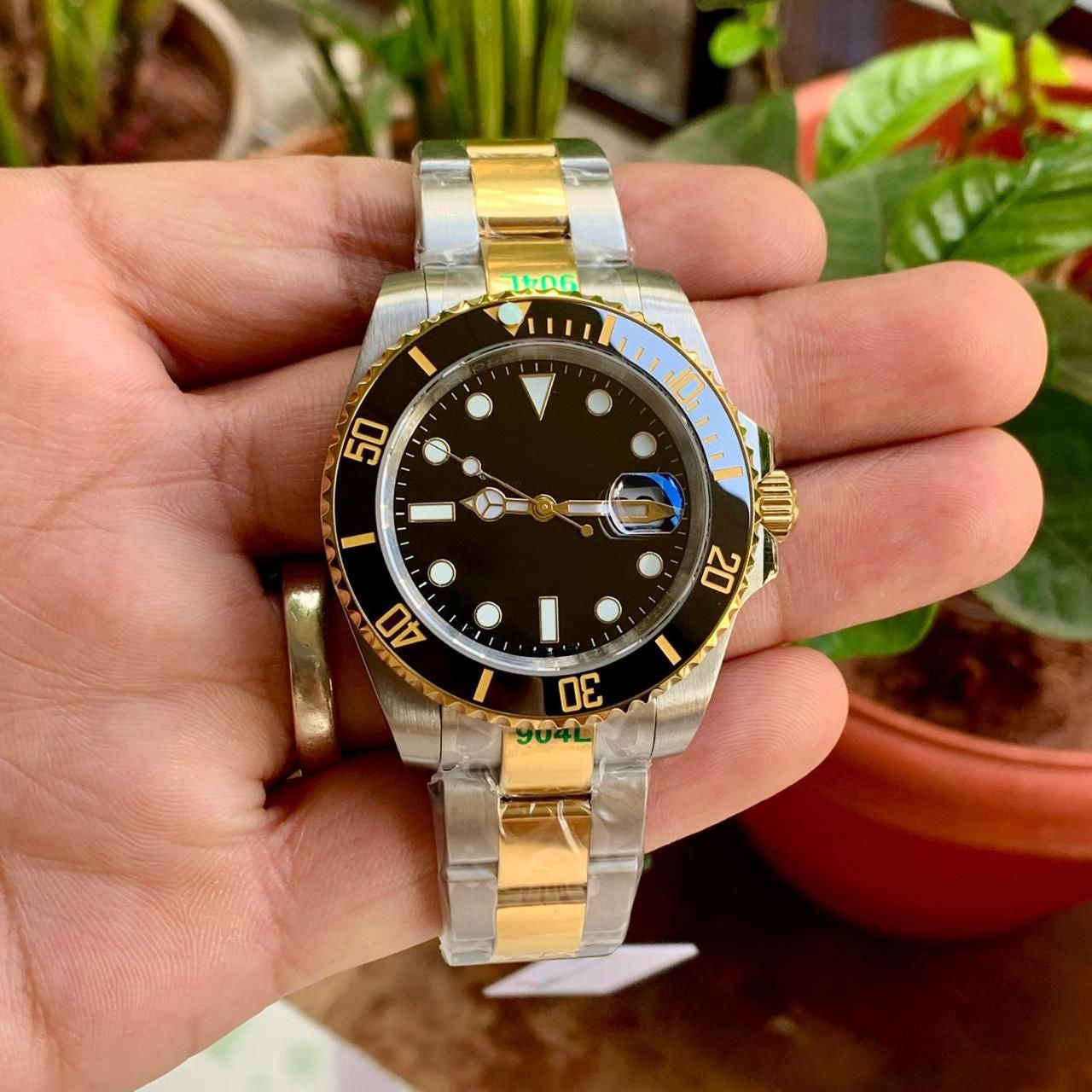 Submariner Analog Black Dial Men's Watch