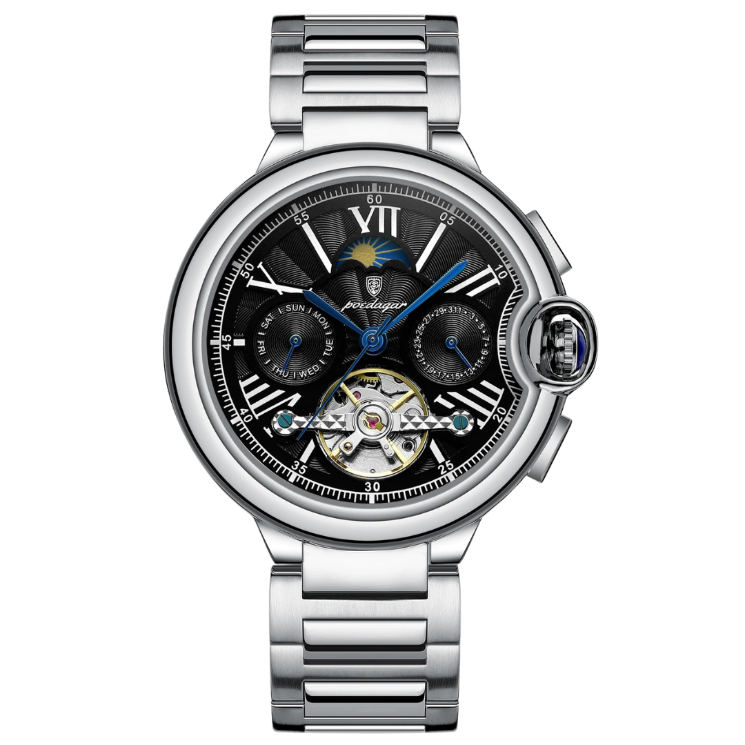Poedagar Olympus® Watch - Skeleton Automatic