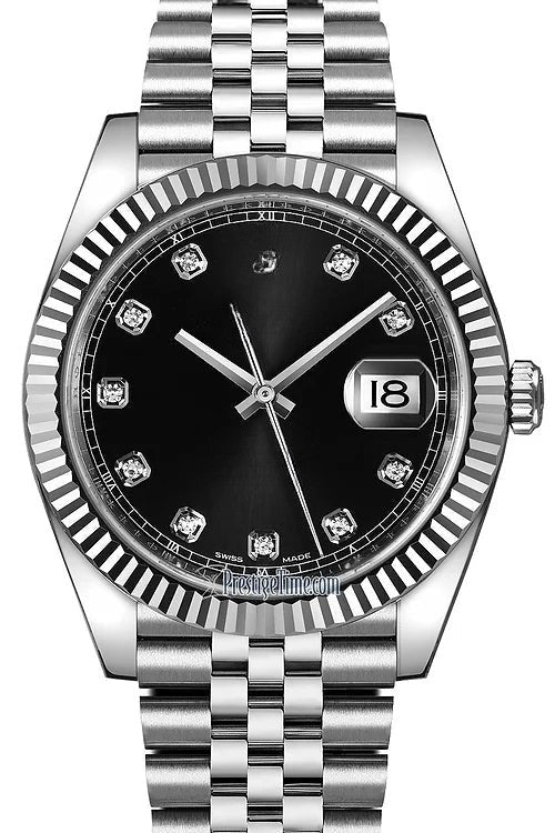 Day-Date Oyster Black Dial Men Watch