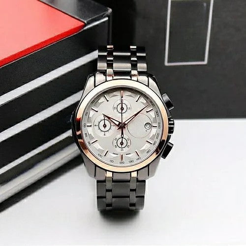 White Dial Analog Chronograph Men's Watch