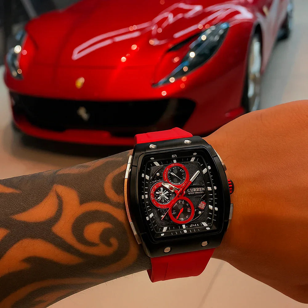 Curren Regent Red Men's Watch