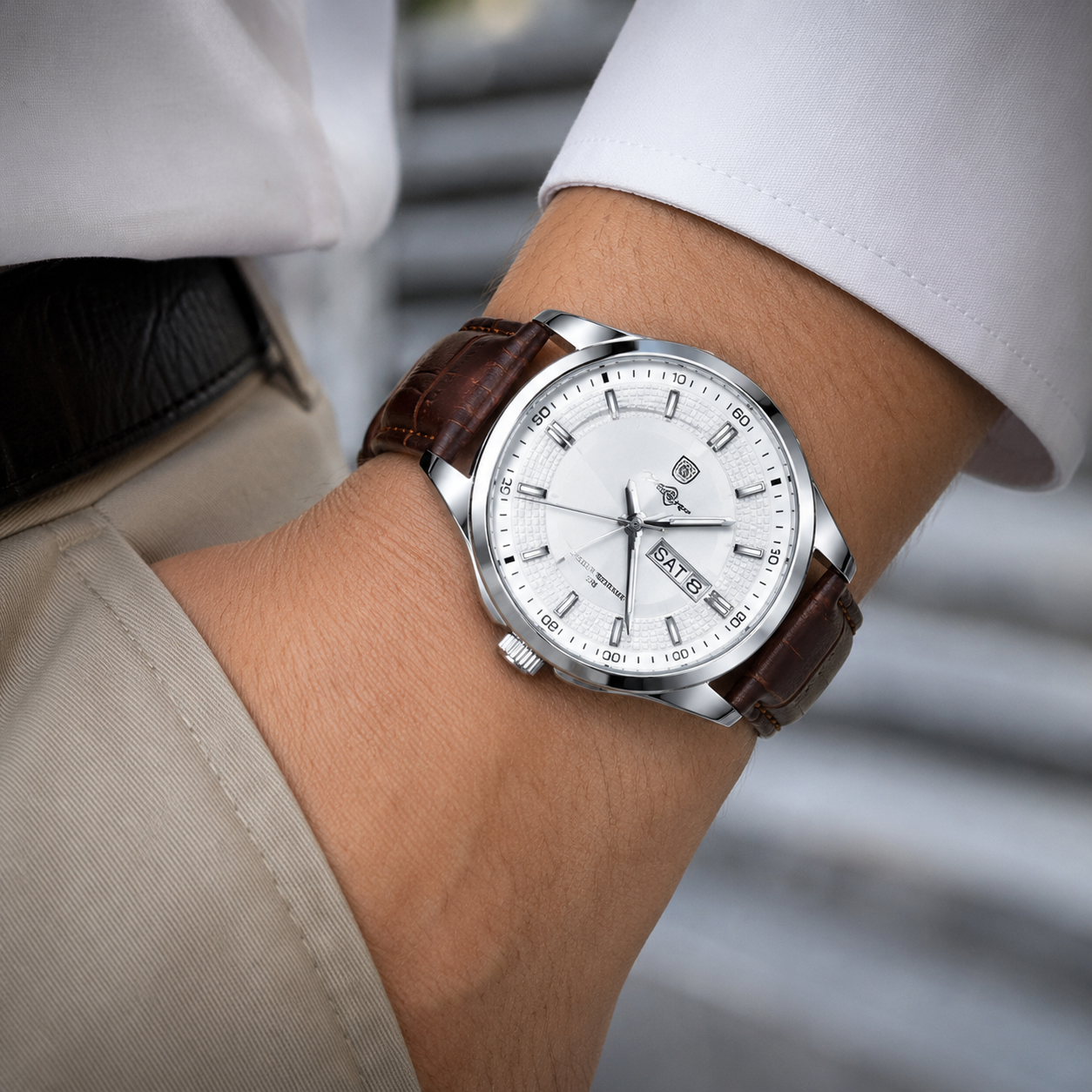 Poedagar Holder® Watch - Leather Case