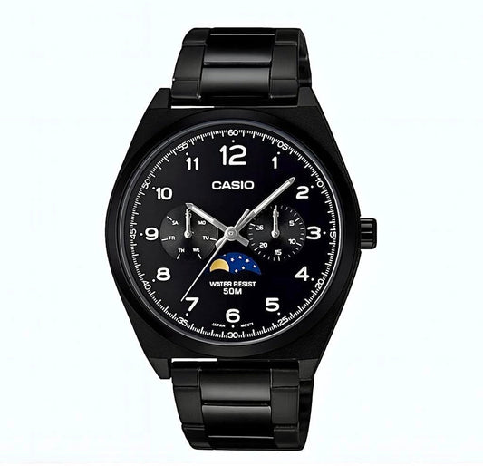 Casio Enticer Moon Phase Analog Watch For Men