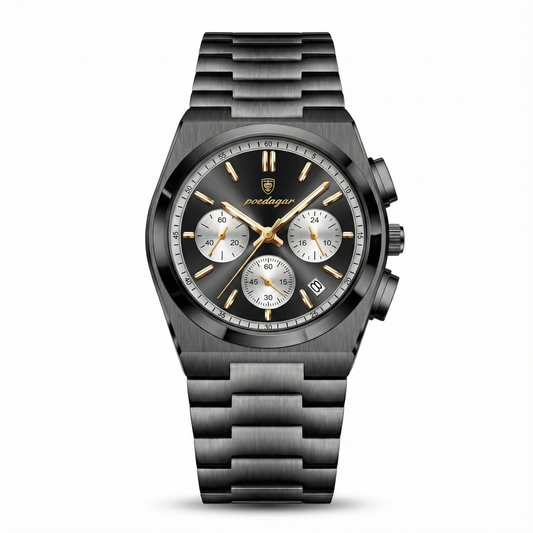 Poedagar Commander All Black® Watch