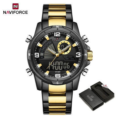 Naviforce Cavalier Gold Watch NF9257