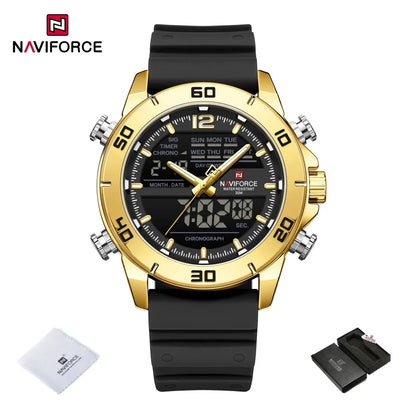 Naviforce Titan Gold Sport Watch NF9253T