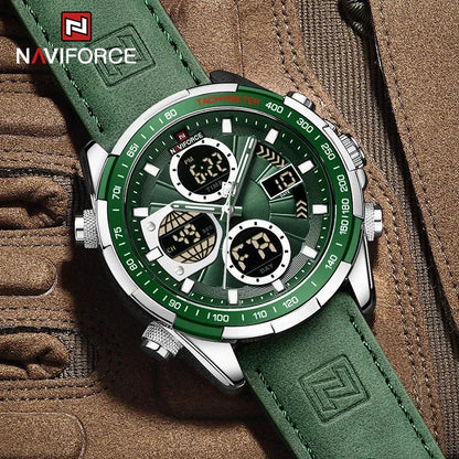 Naviforce Vanguard Green NF9197 Military Sports Watch