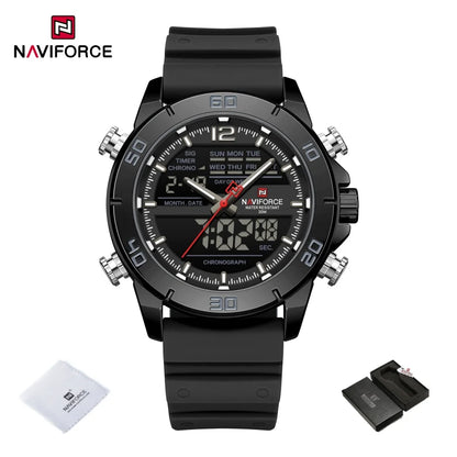 Naviforce Titan Black Sports Watch NF9253T