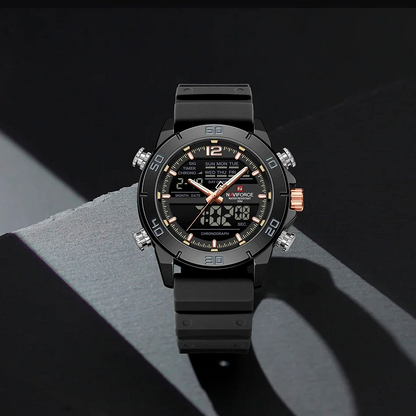Naviforce Titan Black Sports Watch NF9253T