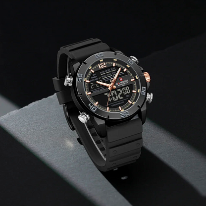 Naviforce Titan Black Sports Watch NF9253T