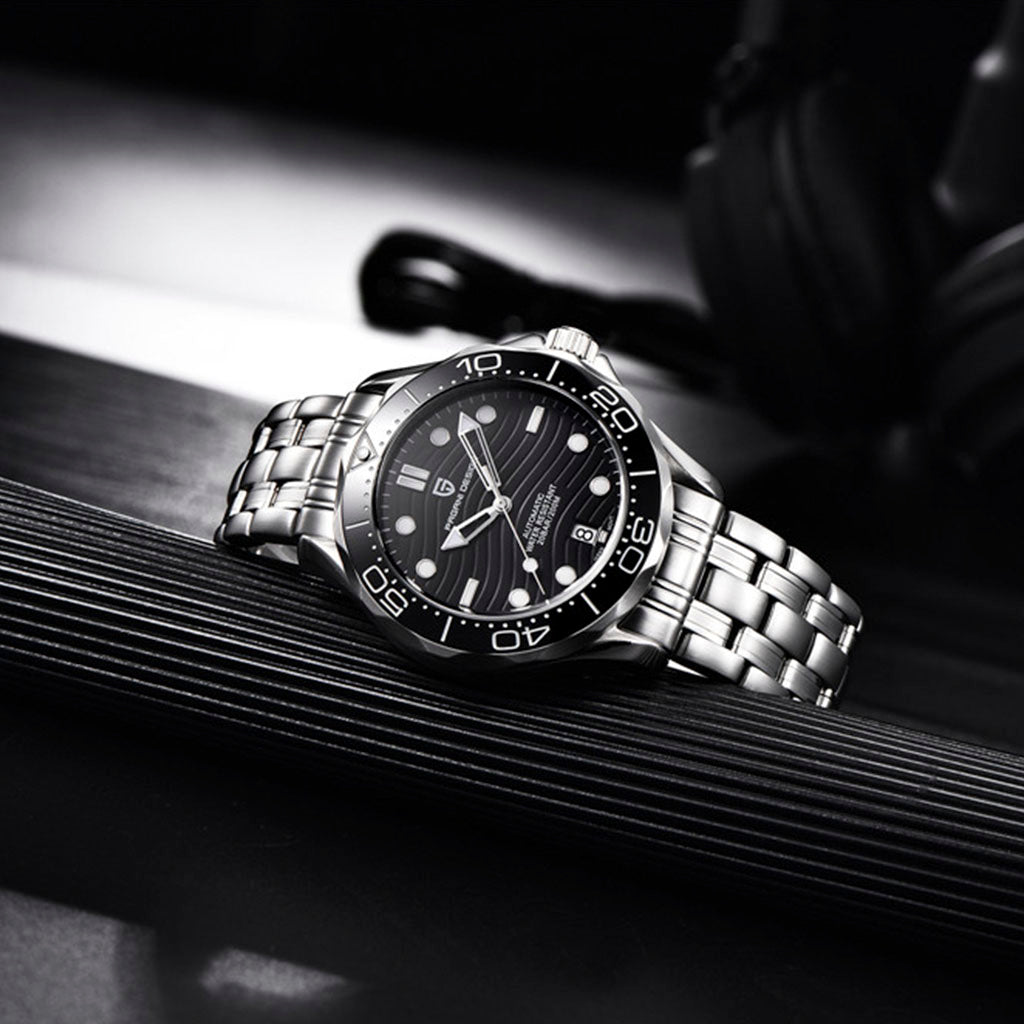 Pagani Design Veracius Black Stainless Steel Watch