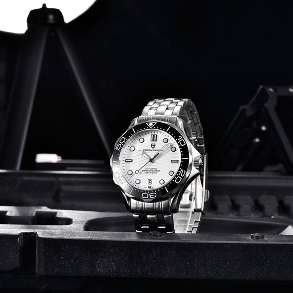 Pagani Design Veracius White Steel Bracelet Watch