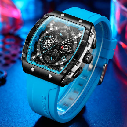 Curren Regent Watch - Light Blue