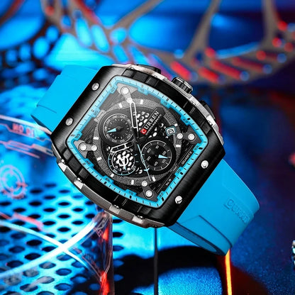 Curren Regent Watch - Light Blue